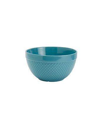 Tabletops Gallery Hobnail 4-Piece Mixing Bowl Set - Blue
