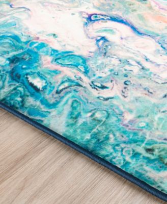 Kikiamo Washable KK4 8' x 10' Area Rug