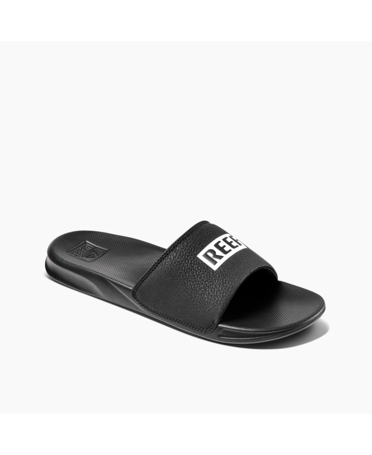 Men's One Comfort FitÂ Slides Sandals - Black, White