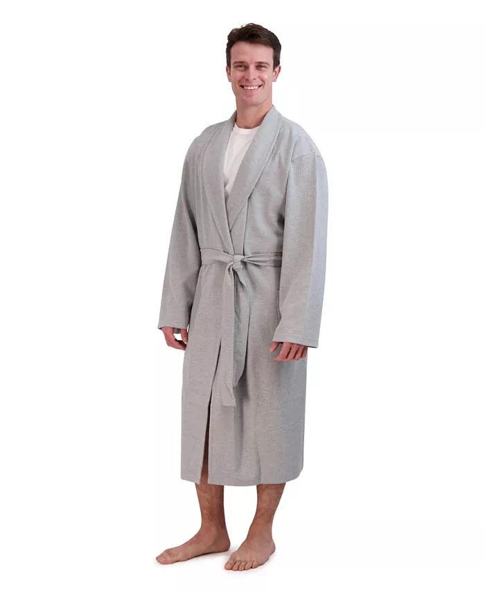 Men's Cotton Waffle Knit Robe