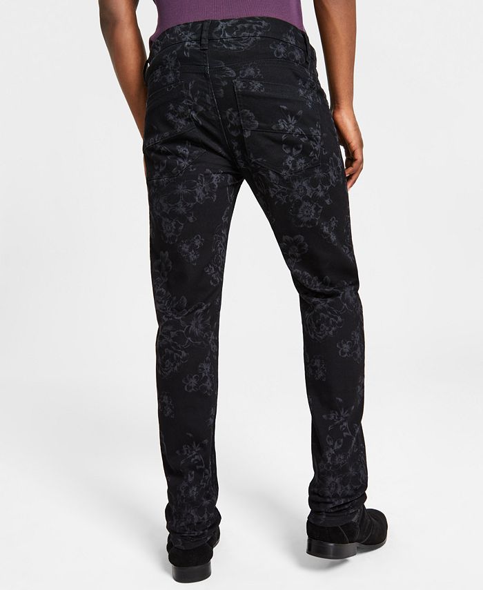 I.N.C. International Concepts Men's All-Over Floral Jeans, Created for ...