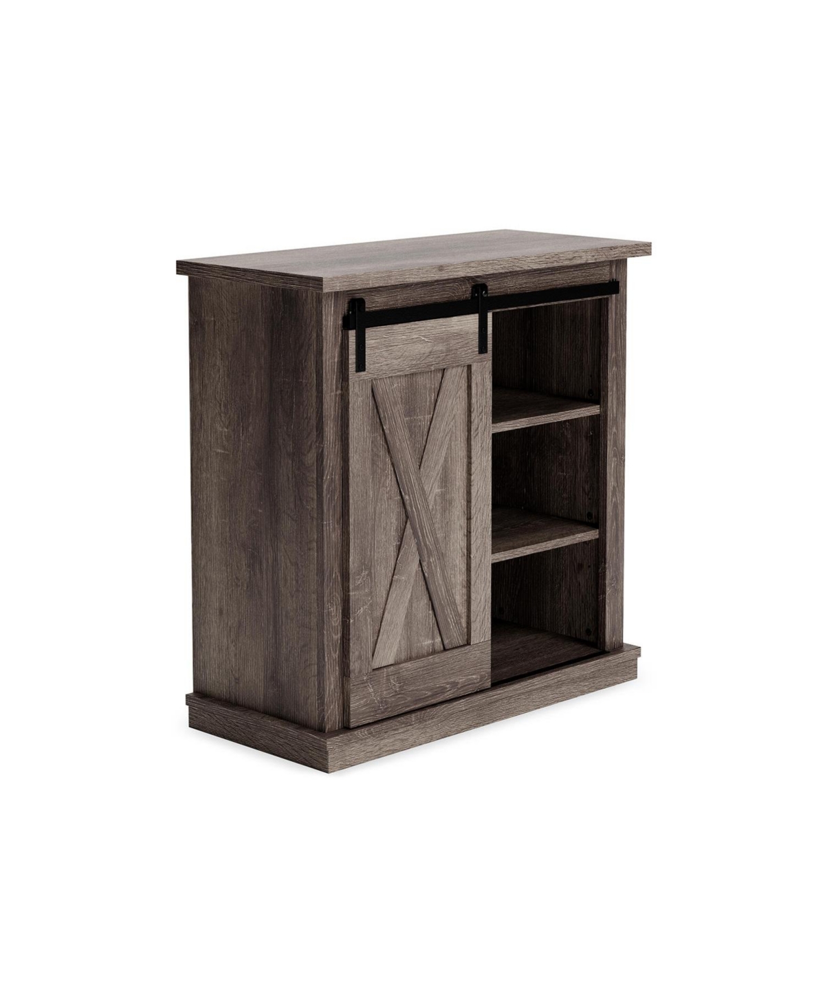 Signature Design By Ashley Arlenbury Accent Cabinet In Antique Gray