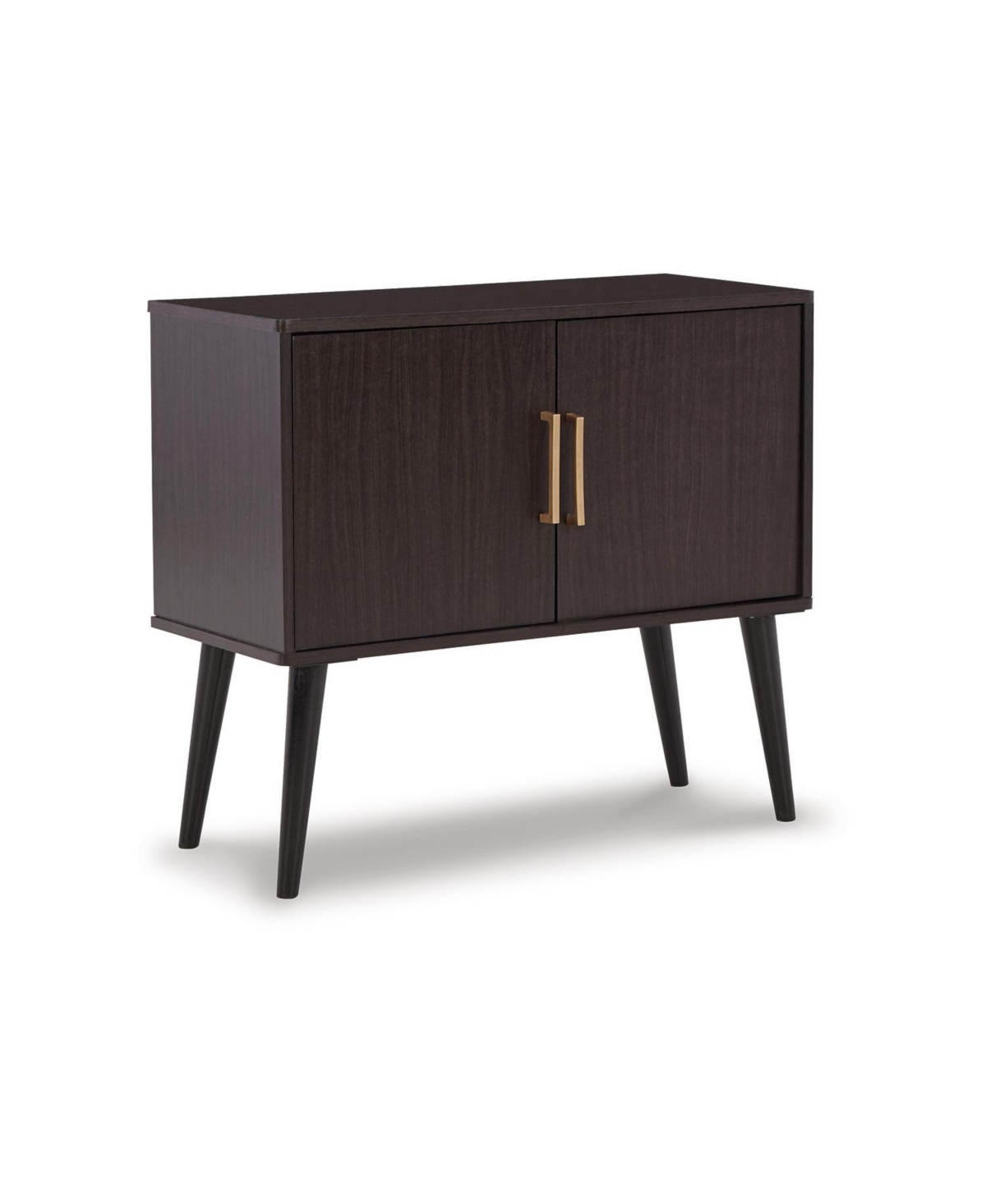 Signature Design By Ashley Orinfield Accent Cabinet In Dark Brown