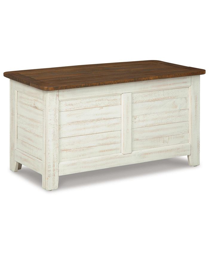 Signature Design By Ashley Dashbury Storage Trunk - Macy's