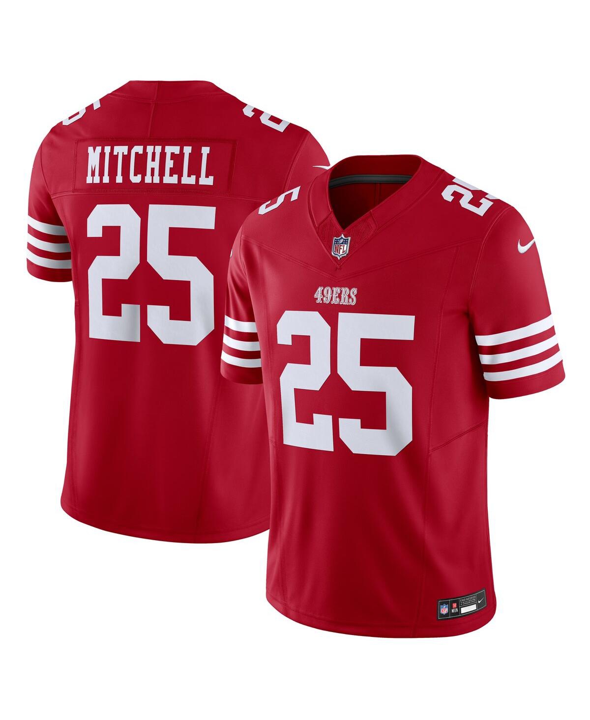 Men's Nike Elijah MitchellSan Francisco 49ers Vapor F.u.s.e. Limited Jersey - Scarlet