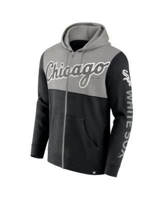 Men's Black Chicago White Sox Walk Off Fleece Full-Zip Hoodie