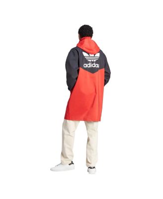 adidas Men's Red, Black Manchester United Hoodie Full-Zip Bench