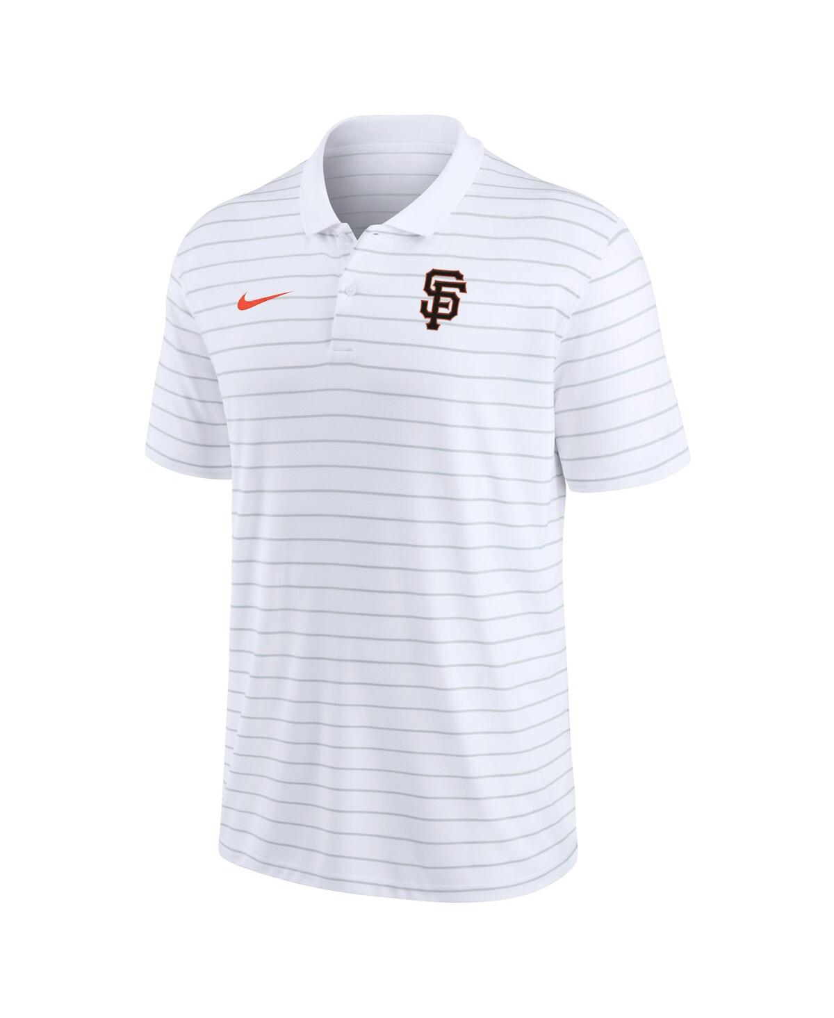 Shop Nike Men's  White San Francisco Giants Authentic Collection Victory Striped Performance Polo Shirt