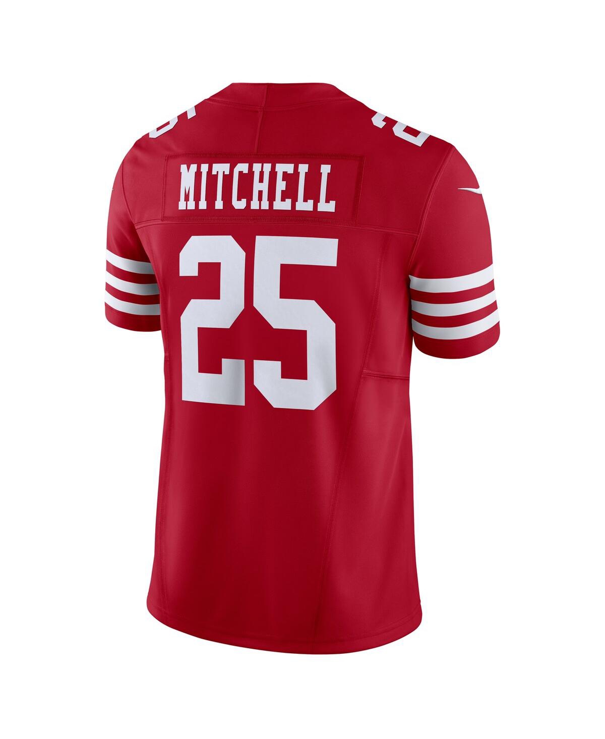 Men's Nike Elijah MitchellSan Francisco 49ers Vapor F.u.s.e. Limited Jersey - Scarlet