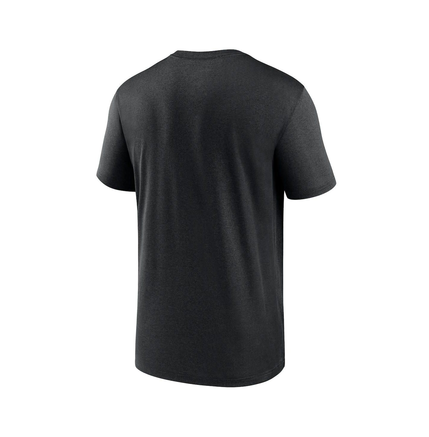 Мужская футболка Nike Black New Orleans Saints Legend Logo Performance — фото 4