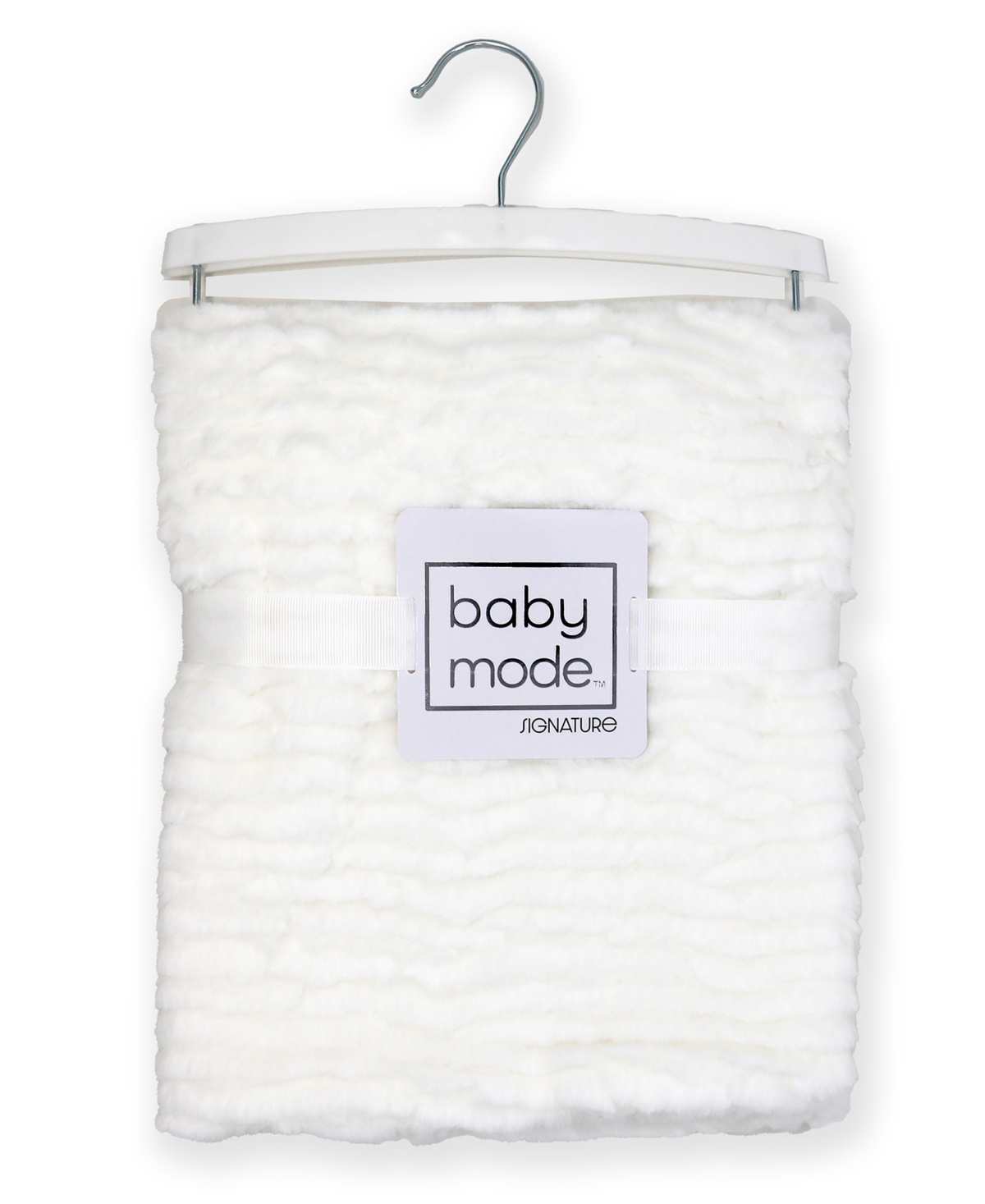 Jesse & Lulu Baby Boys or Baby Girls Ridged Plush Blanket, 3 Piece Set - White and Yellow