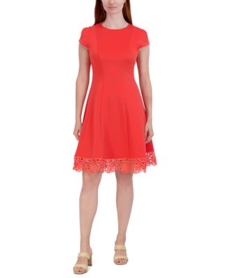 Donna Ricco Fit and Flare Dress