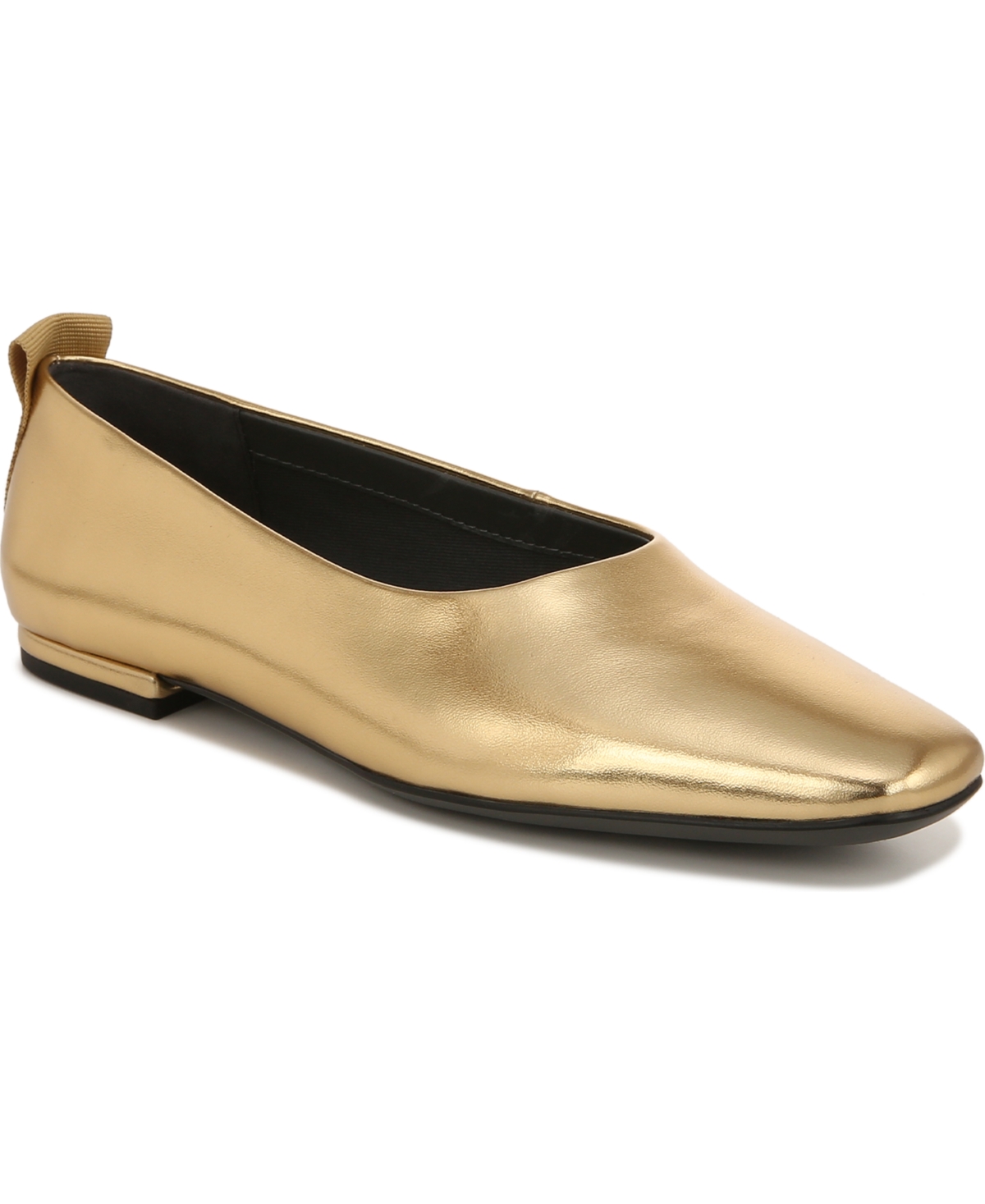 Shop Franco Sarto Women's Vana Ballet Flats In Gold Faux Leather