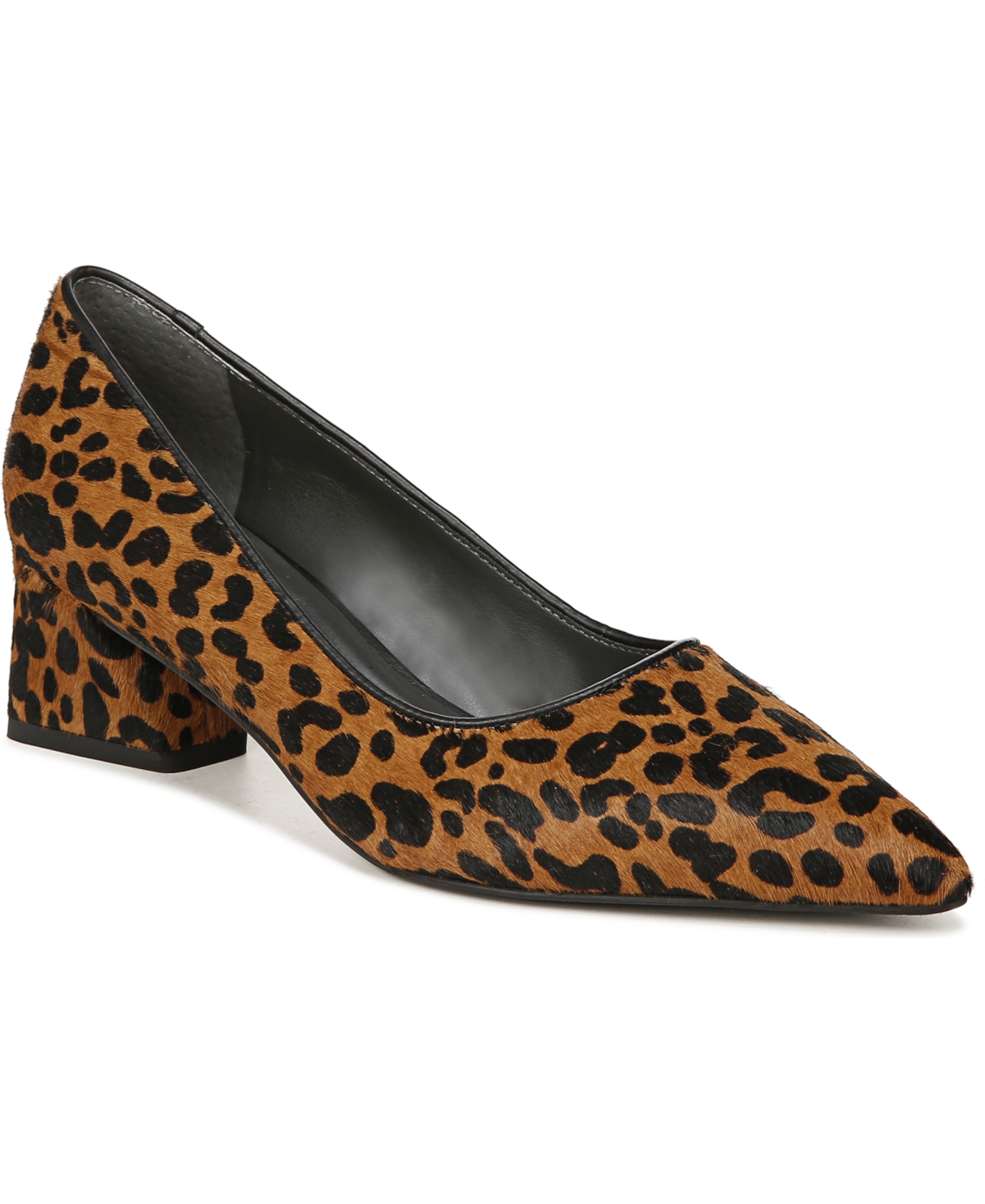 Franco Sarto Racer Pointed Toe Pump In Leopard Print Hair