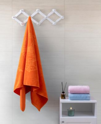 Jacquarded Logo Turkish Cotton Beach Towel, 40&amp;quot; x 71&amp;quot;