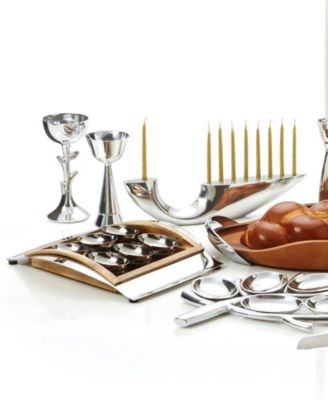 Nambe Judaica Illume 14" x 6" Menorah