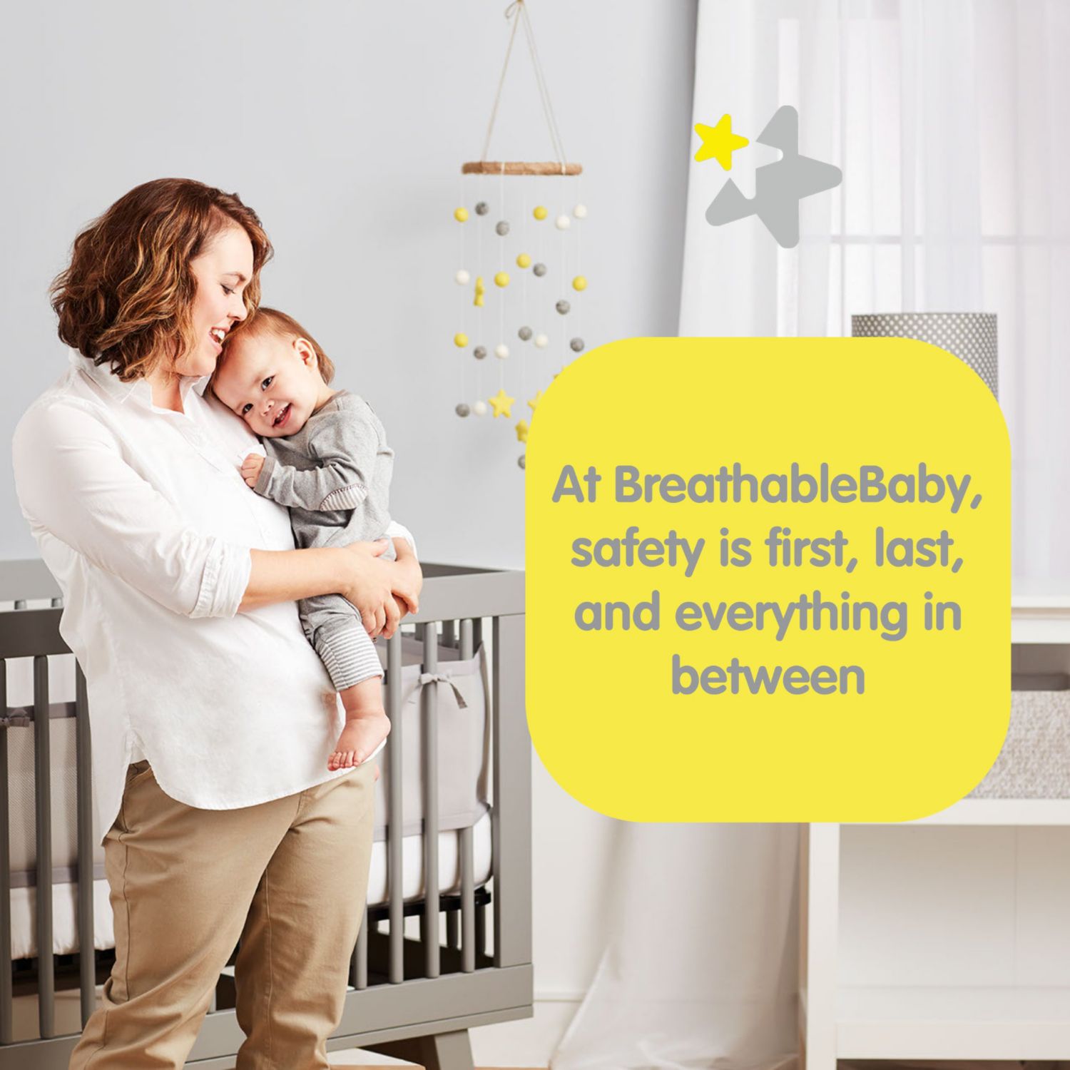 Breathable Mesh Liner for Full-Size Cribs, Deluxe 4mm Mesh (Size 4FS Covers 3 or 4 Sides)