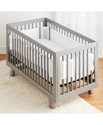 Halo Dream Inc Breathable Mesh Liner for Full-Size Cribs Deluxe 4mm Mesh Size 4FS Covers 3 or 4 Sides - White 60$