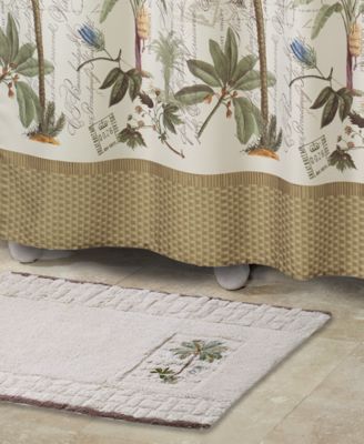 Avanti Colony Palm Tree Plush Cotton Bath Rug, 20" x 30"