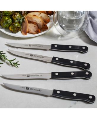 TWIN Gourmet Steak Knives, Triple Riveted Set of 4