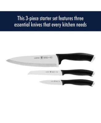HENCKELS International Silvercap 3-Pc. Starter Knife Set
