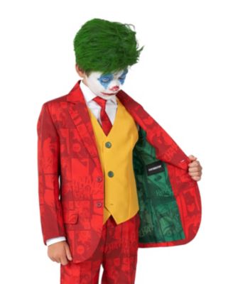 Suitmeister Big Boys Scarlet Joker Button Closure Suit Set - Macy's