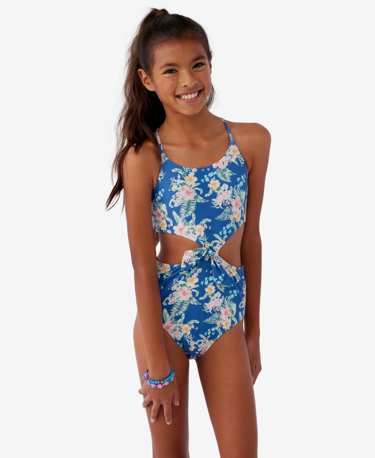 Retro Tropical Youth One Piece Swimsuit