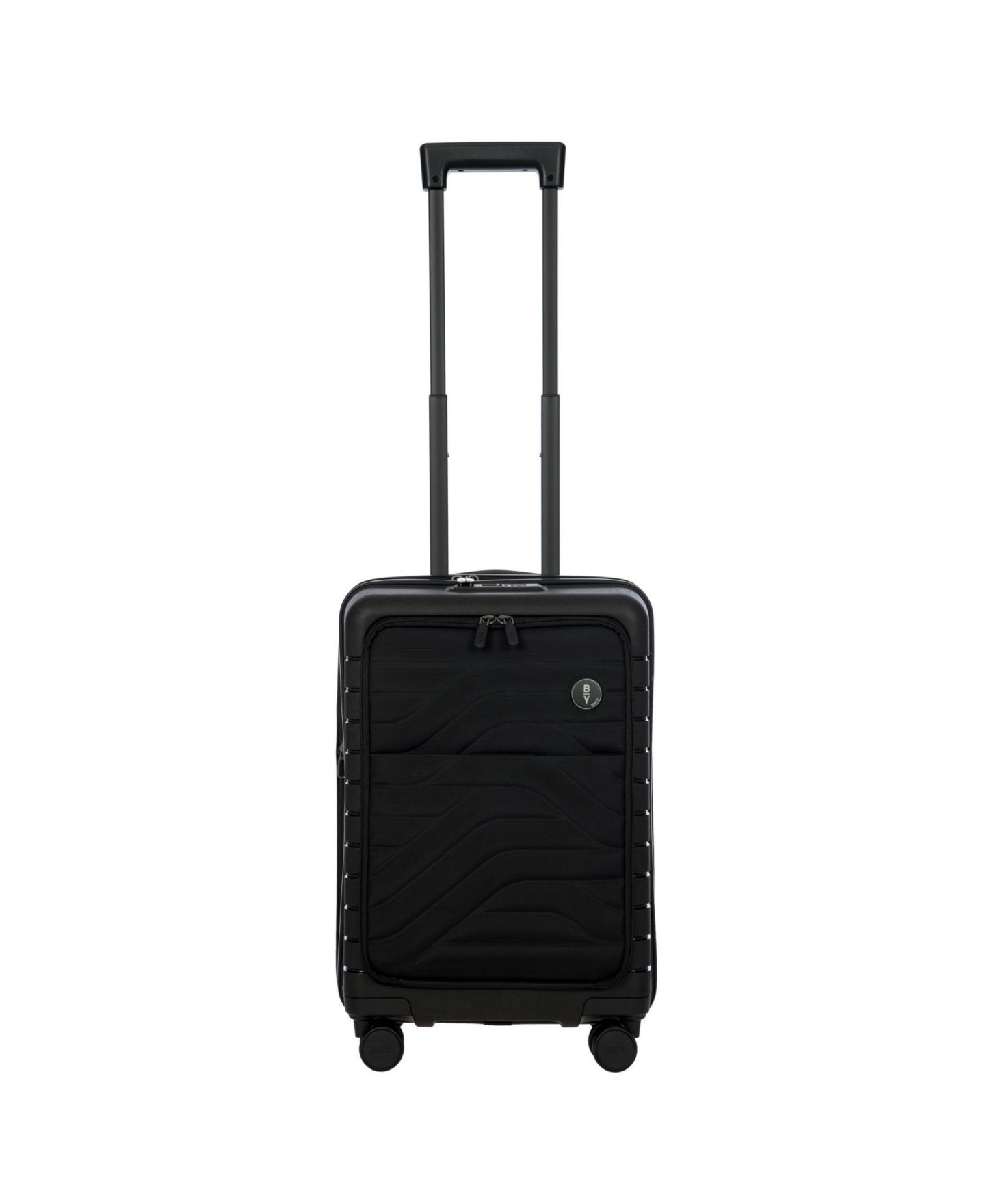 Чемодан Bric's B Y Ulisse Small Softside Front Carry-on Spinner with Pocket, цвет: Чёрный — фото 1