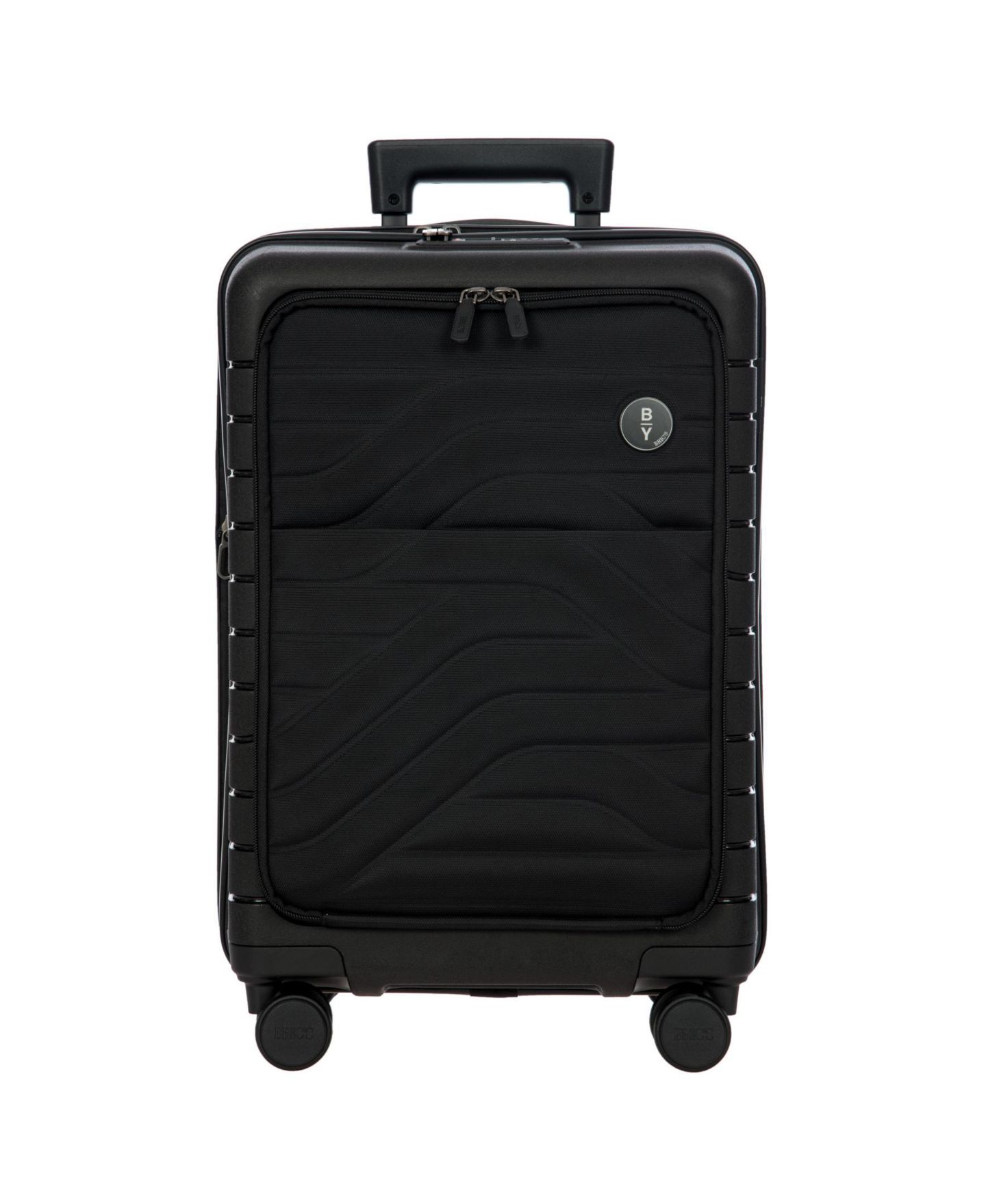 Чемодан Bric's B Y Ulisse Small Softside Front Carry-on Spinner with Pocket, цвет: Чёрный — фото 9