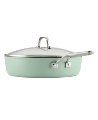 Hard Anodized Ceramic Nonstick 5 Quart Saute Pan with Lid
