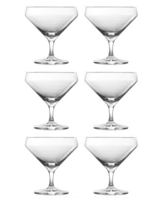 Zwiesel Glas Pure Short Stem Martini 23.3 oz, Set of 6