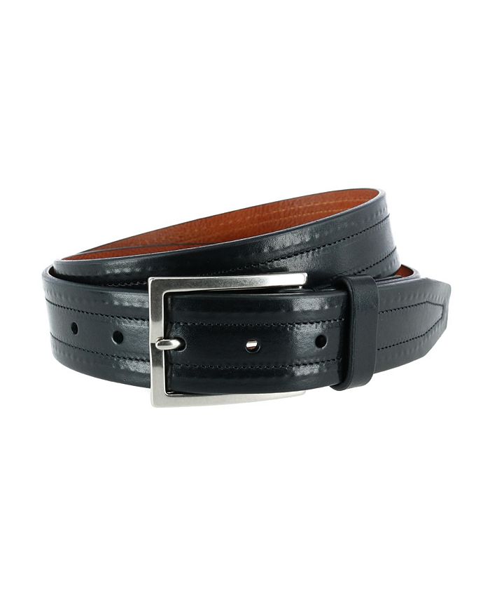 TRAFALGAR Men s Wesley Covered Stitch Casual Leather Belt Macy s