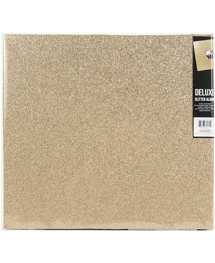 Colorbok Scrapbook Box KitSolid Glitter Gold Macy's