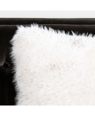 Faux Dalmatian Tips Pillow