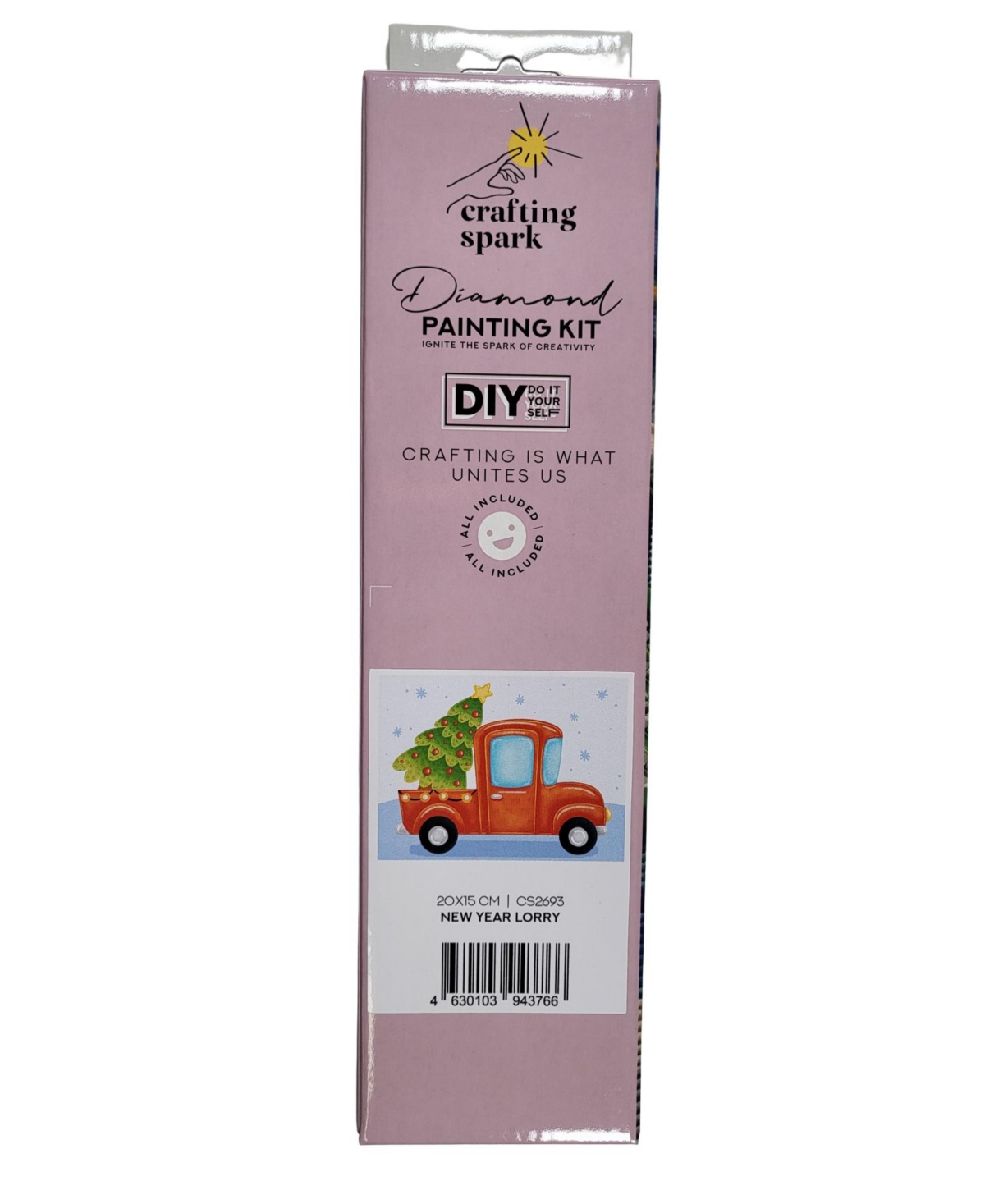 Crafting Spark Diamond Painting Kit New Year Lorry CS2693 7.9 x 5.9 inches