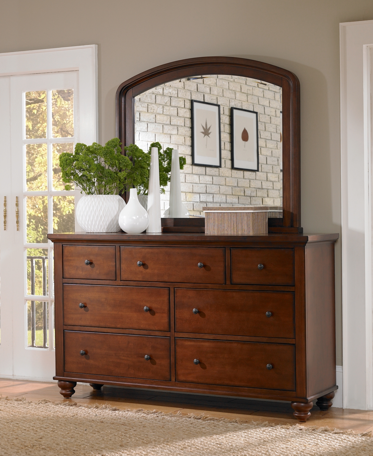 Cambridge Sleigh Storage Bed 3pc Set (Bed + Dresser + Nightstand)