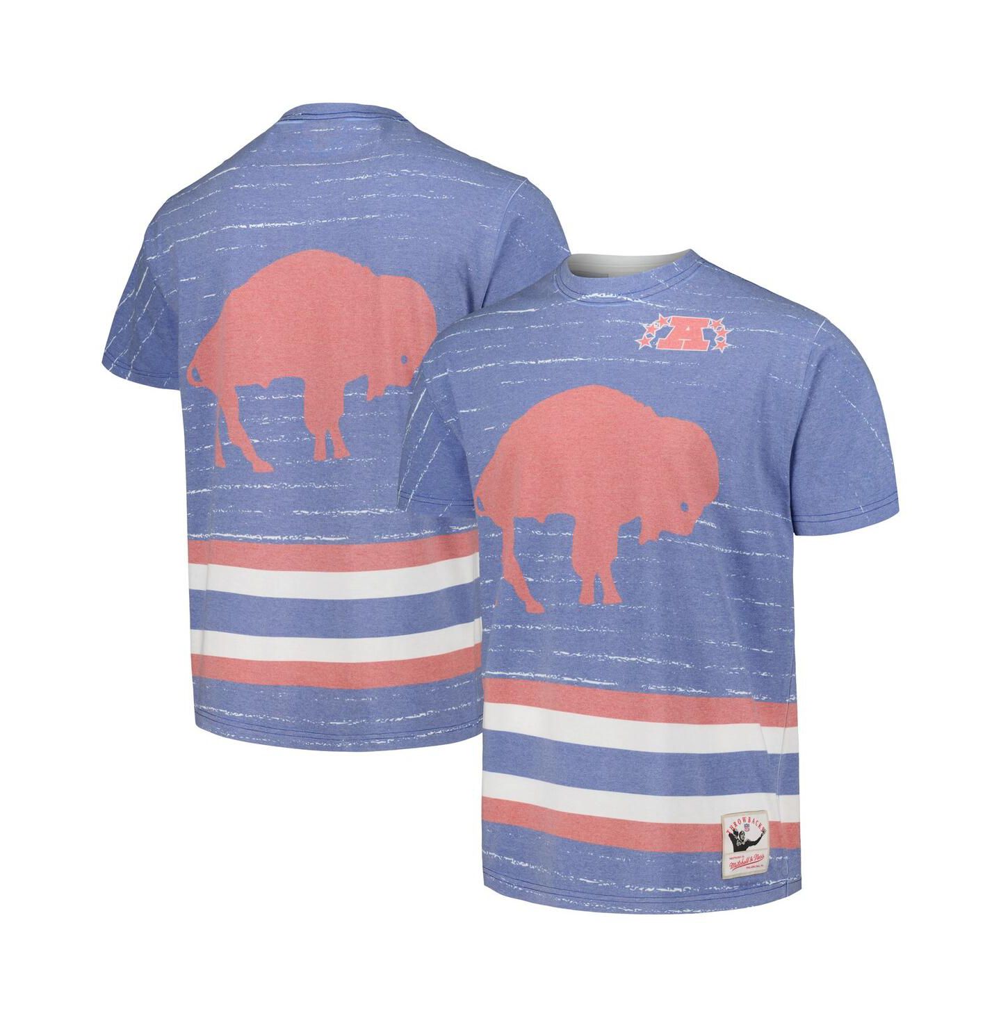 Мужская футболка Mitchell & Ness Royal Buffalo Bills Jumbotron 3.0 — фото 1