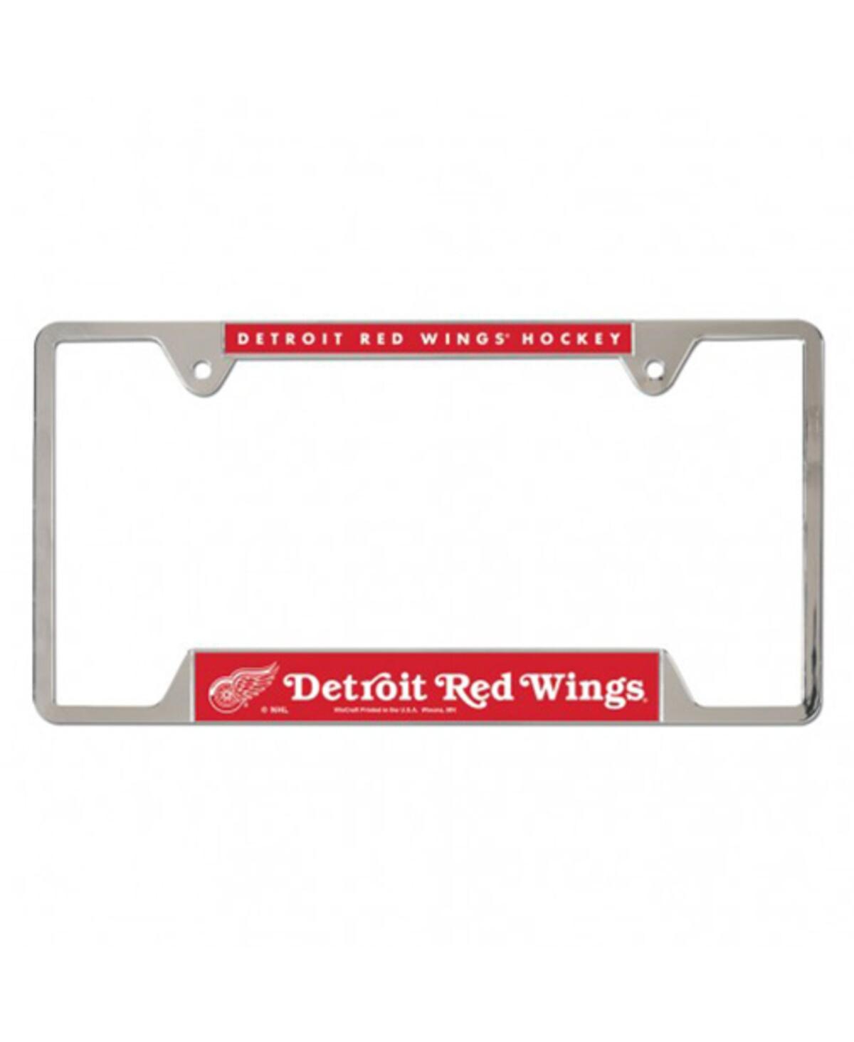 Wincraft Detroit Red Wings  Metal License Plate Frame In Gray