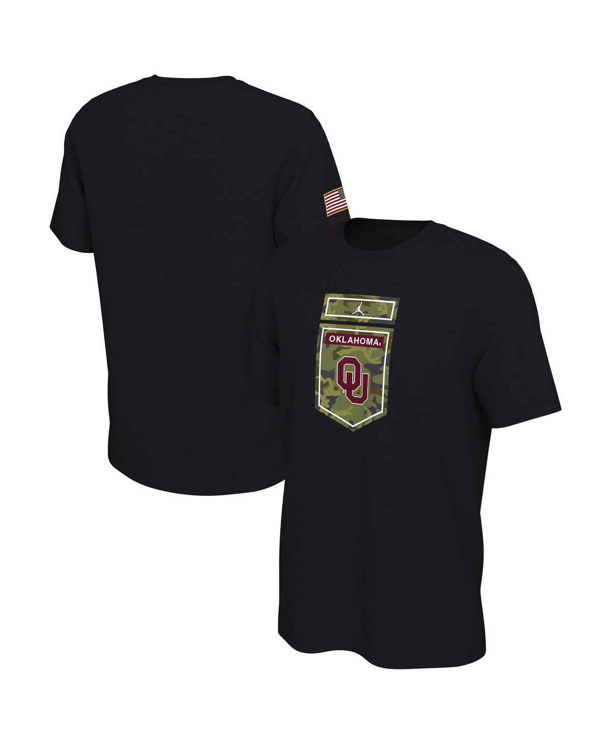 Jordan Men's  Black Oklahoma Sooners Veterans Camo T-shirt