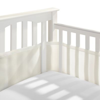 Breathable Mesh Liner for Full-Size Cribs, Classic 3mm Mesh (Size 4FS Covers 3 or 4 Sides)