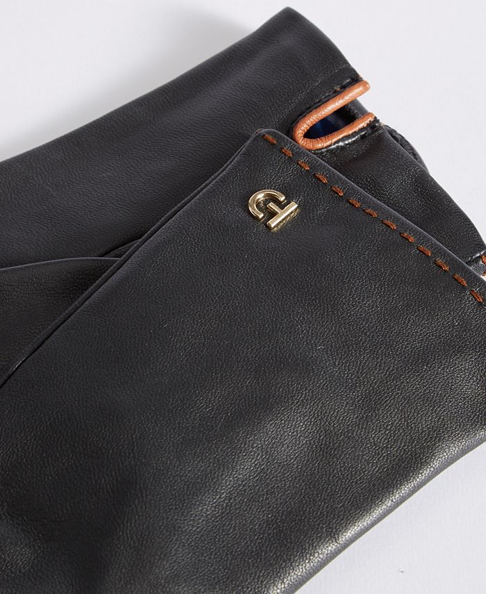 Cole Haan Women's Leather Stud Gloves Macy's