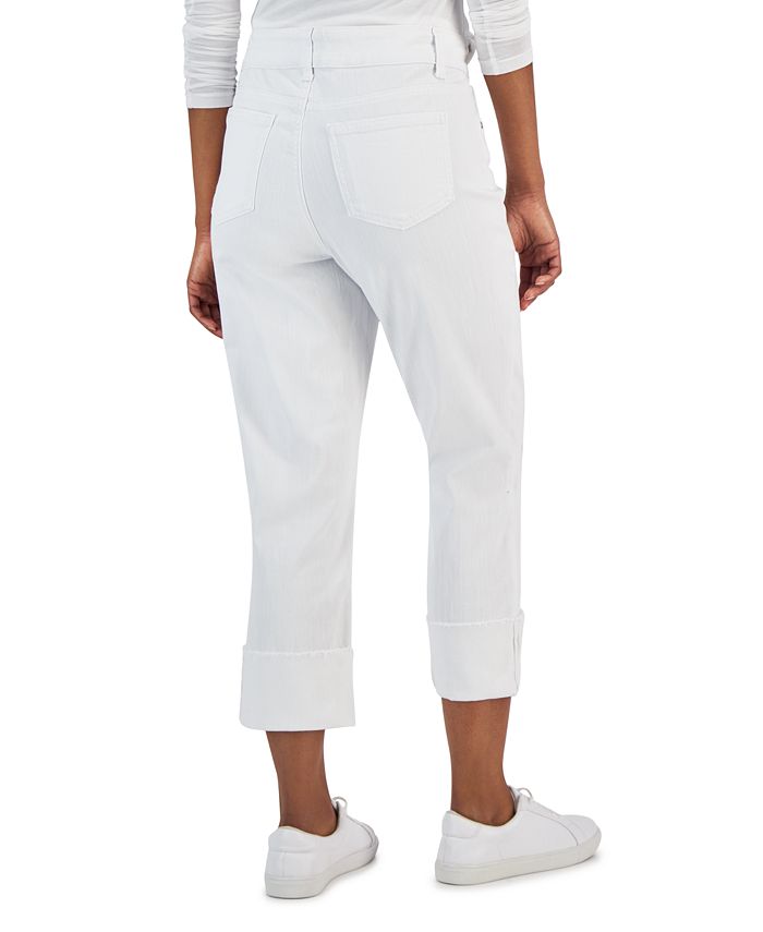 Style & Co Women's High Cuffed Capri Jeans, Created for Macy's - Macy's