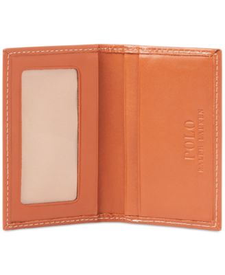 Men's Burnished Leather Card Wallet