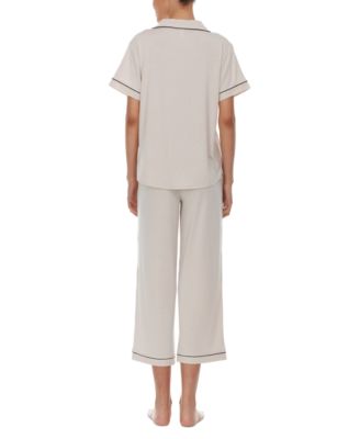 Women's Annie Notch Top and Capri Pajama 2 Piece Set