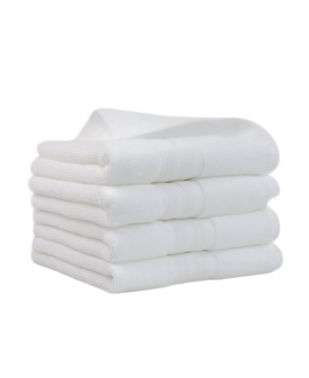 American Heritage 100% Organic Cotton 4-Piece Hand Towel Set