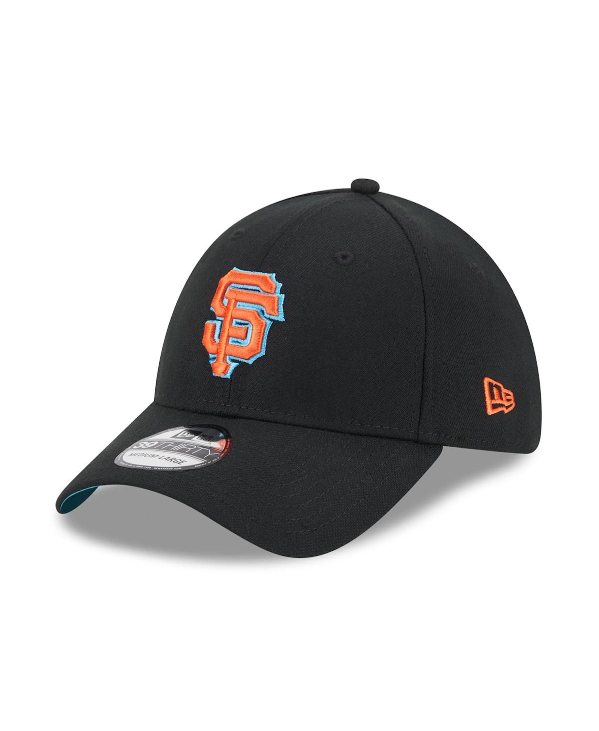 NEW ERA MEN'S NEW ERA BLACK SAN FRANCISCO GIANTS 2023 MLB FATHER'S DAY 39THIRTY FLEX HAT 