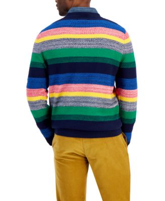 Club Room Men's Multi-Stripe Sweater, Created For Macy's - Macy's