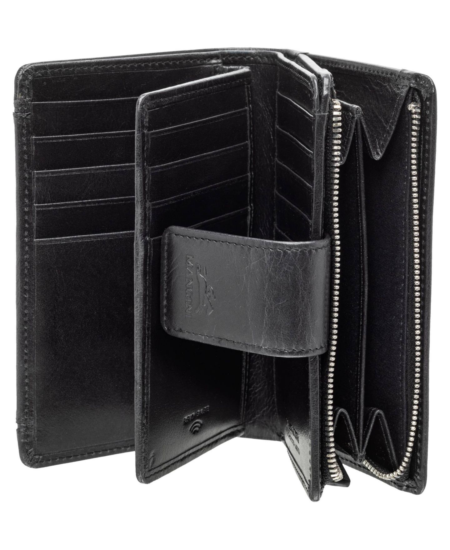 Женский кошелёк Mancini South Beach RFID Secure Mini Clutch Wallet, цвет: Чёрный — фото 4