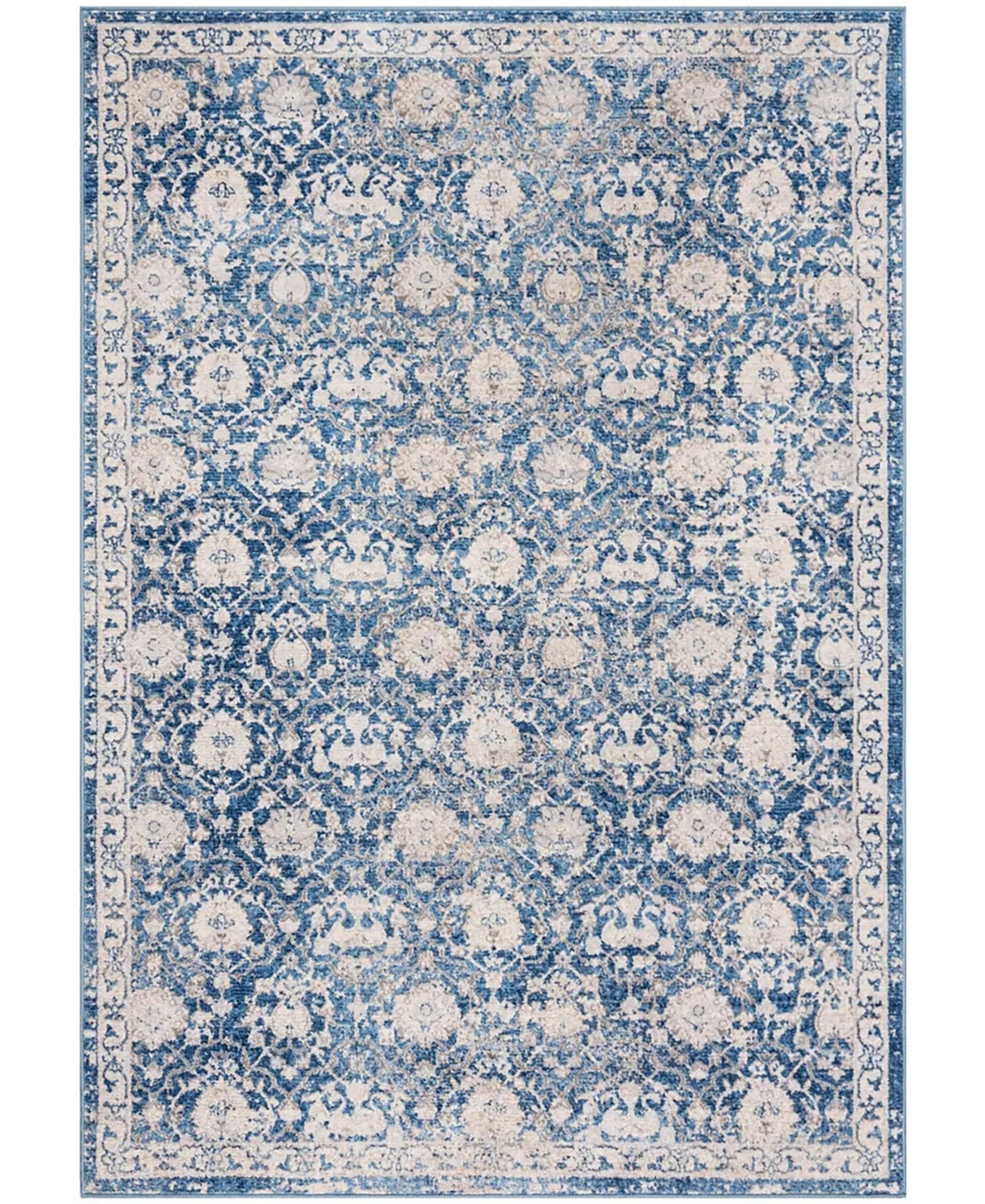 Safavieh Brentwood Navy and Creme 8' x 10' Area Rug - Navy