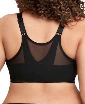 Women's Full Figure Plus Size MagicLift Front Close Posture Back Support Bra 1265